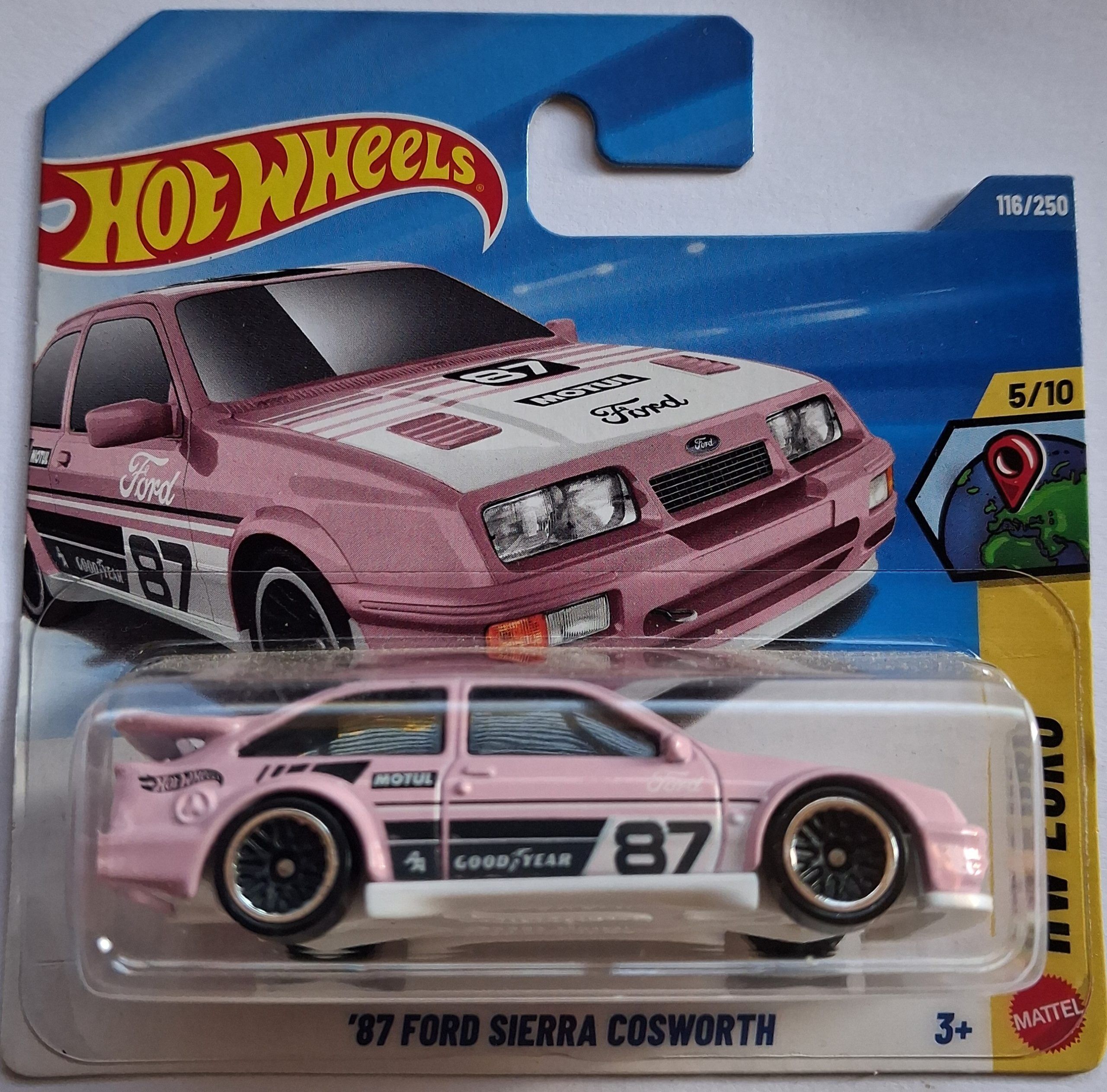 Hot Wheels 1987 Ford Sierra Cosworth Pink