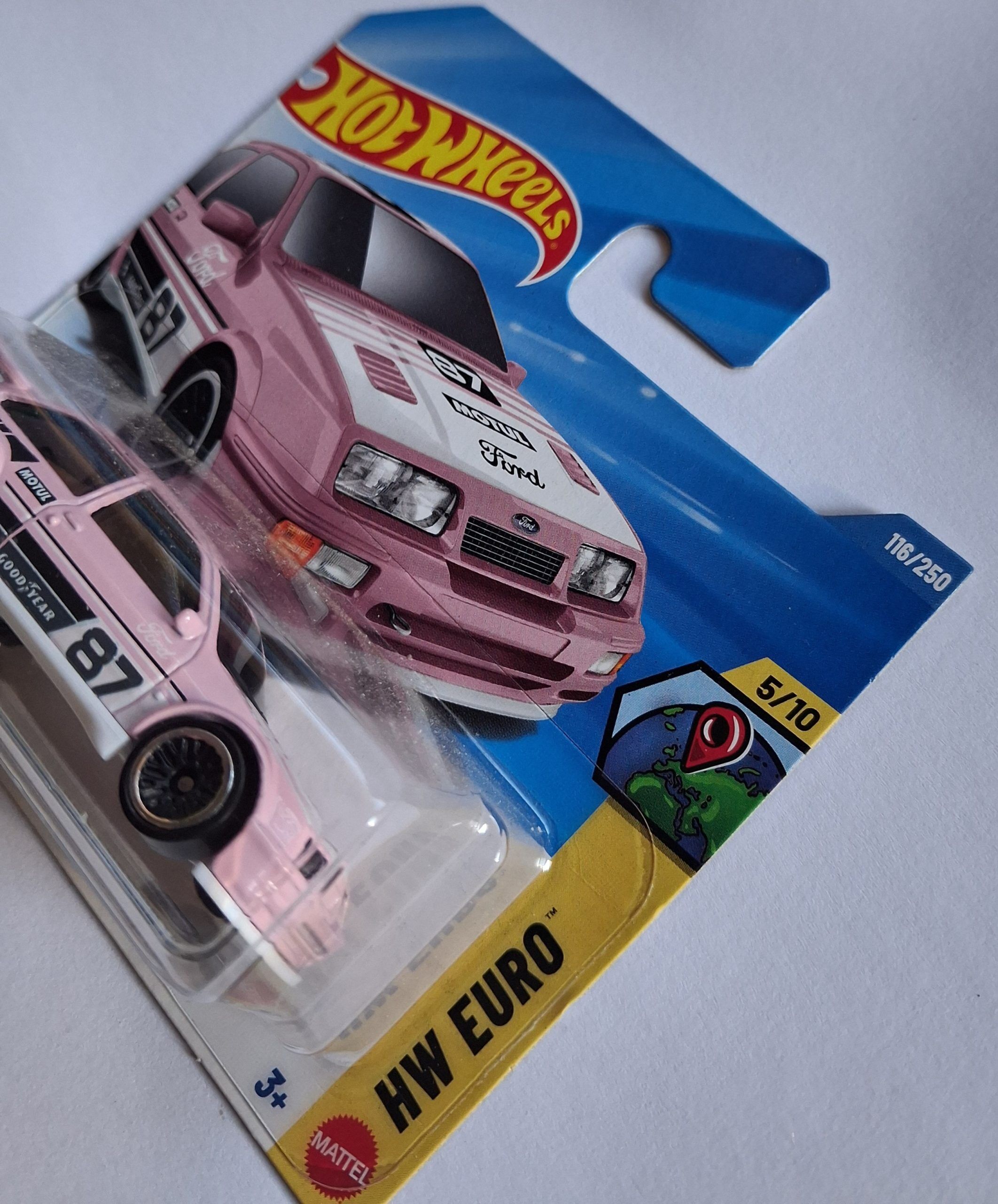 Hot Wheels 1987 Ford Sierra Cosworth Pink
