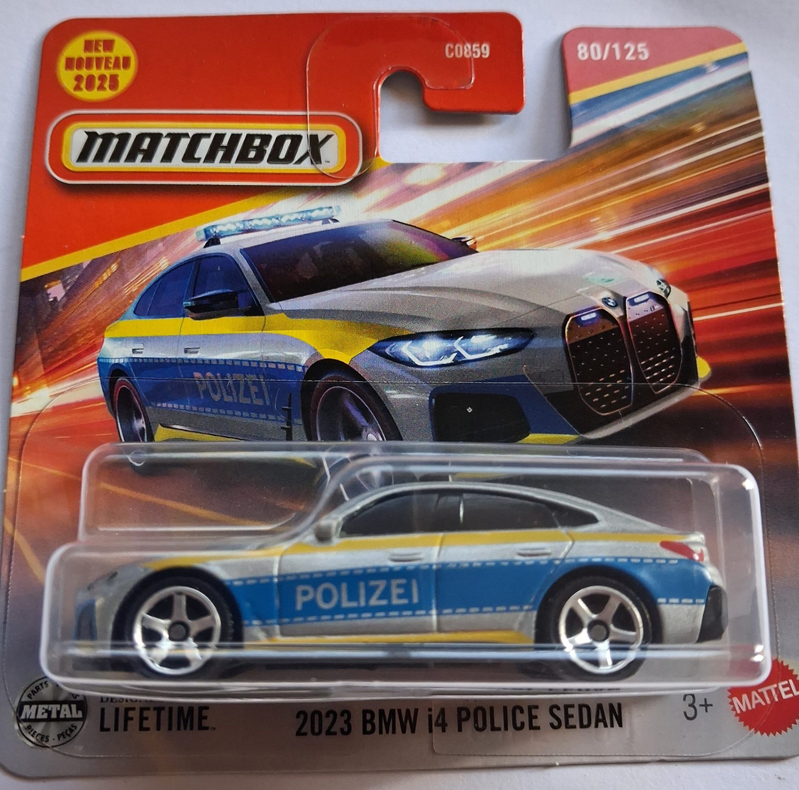 Matchbox BMW i4 Police Sedan