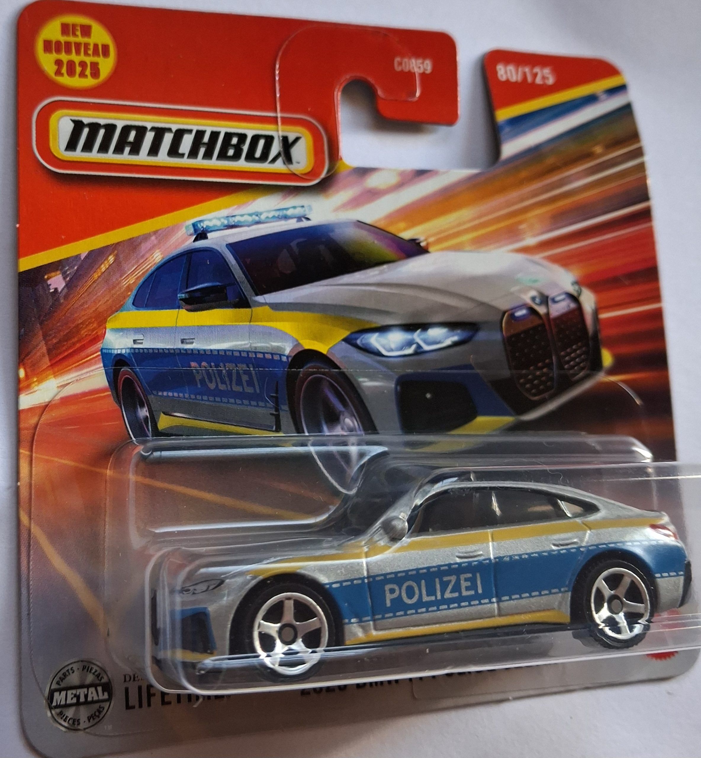 Matchbox BMW i4 Police Sedan